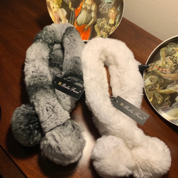 Rex Rabbit Fur Scarf - Firenz… - Picture 5 of 8